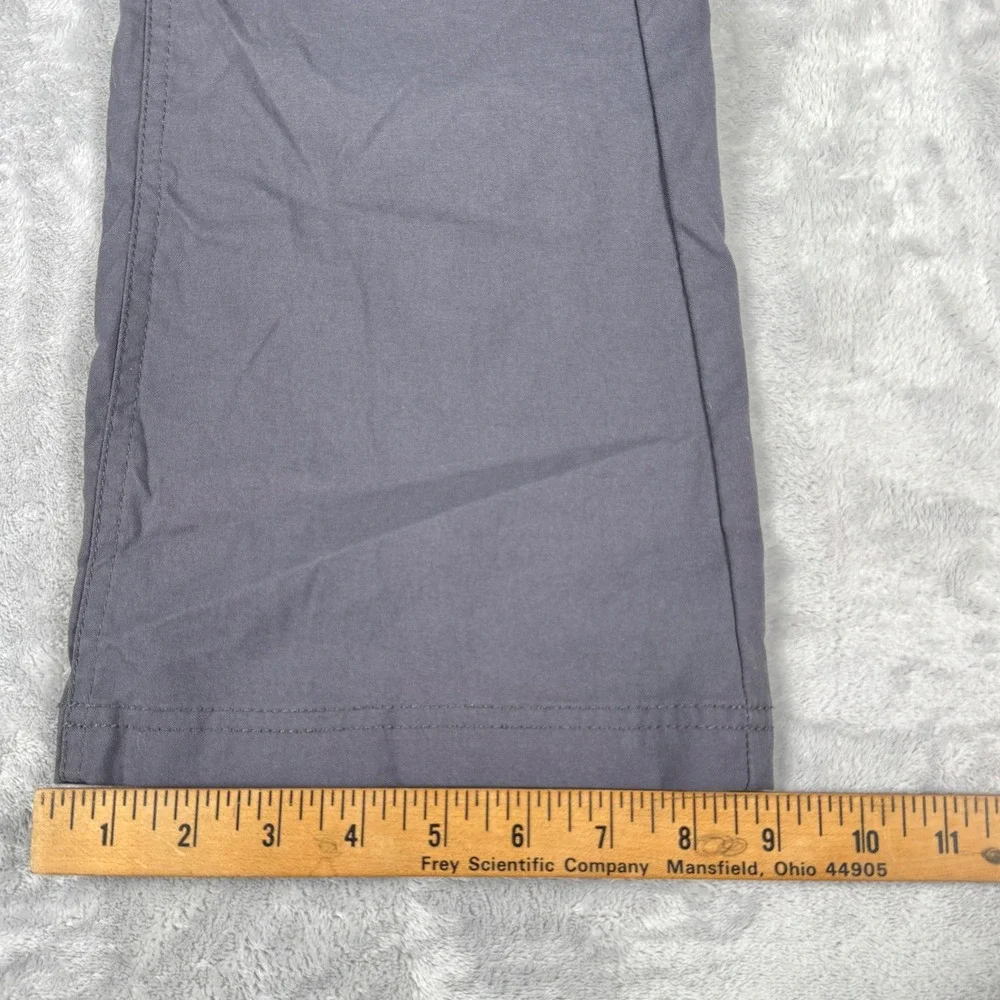 Prana Halle Hiking Pants Womens 10 Gray‎ Stretch Zion Roll Up Leg Outdoor
